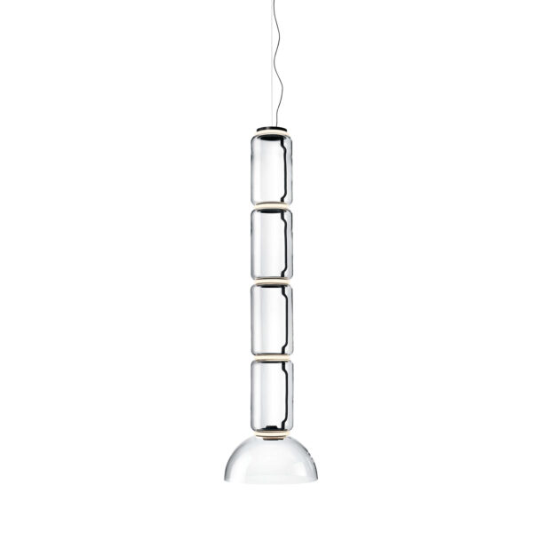 lampada Noctambule Suspension 4 Low Cylinder Bowl